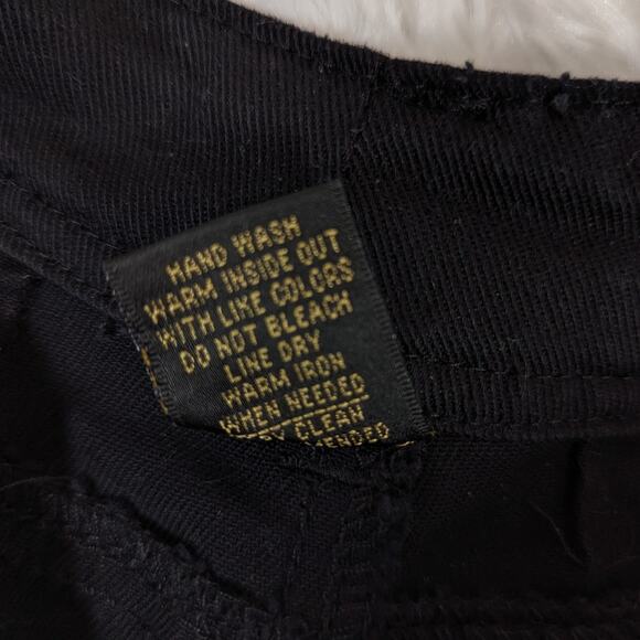 Y2K Vintage Rocawear Embellished Pockets Jeans Black Size 11 Roca Wear - Picture 6 of 12